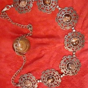 Beautiful Belt with Medallions Adjustable - 38" Item # 2376